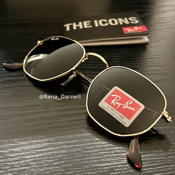Ray Ban Hexagonal RB3548N Green Lens New - Picture 7 of 13